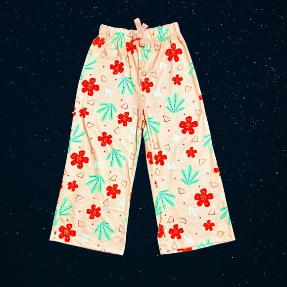 Disney Moana “Girl >YOU GOT THIS” Tropical Pajama Set Mint Tee & Coral Floral 4T - Picture 4 of 6